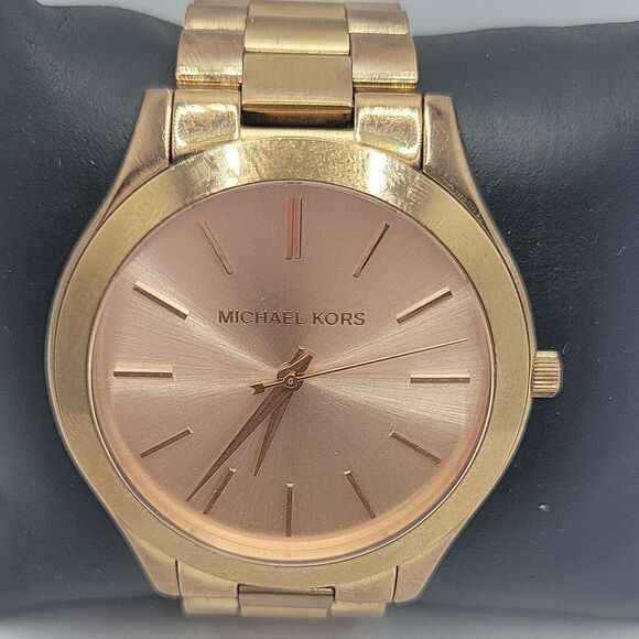 Michael Kors Runway MK3197 Unisex Stainless Steel Analog Dial Quartz Watch BC680 - Picture 1 of 10